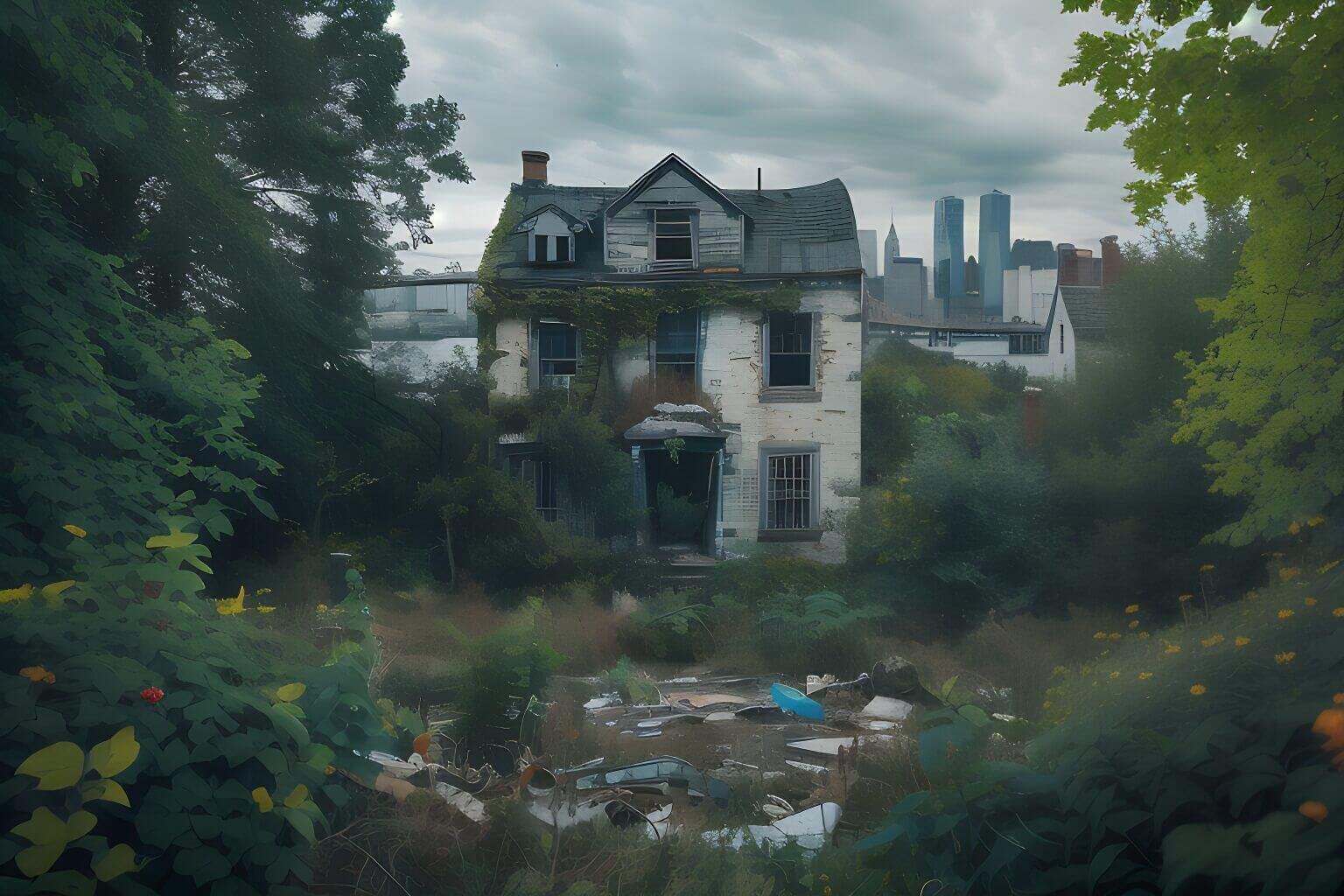 Verwaarloosde woning